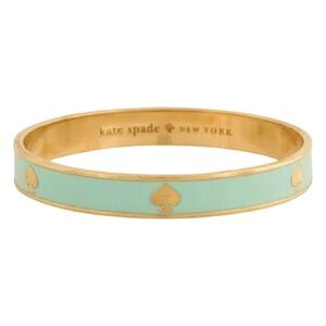 KATE SPADE • Ace of Spades Logo Bangle Bracelet